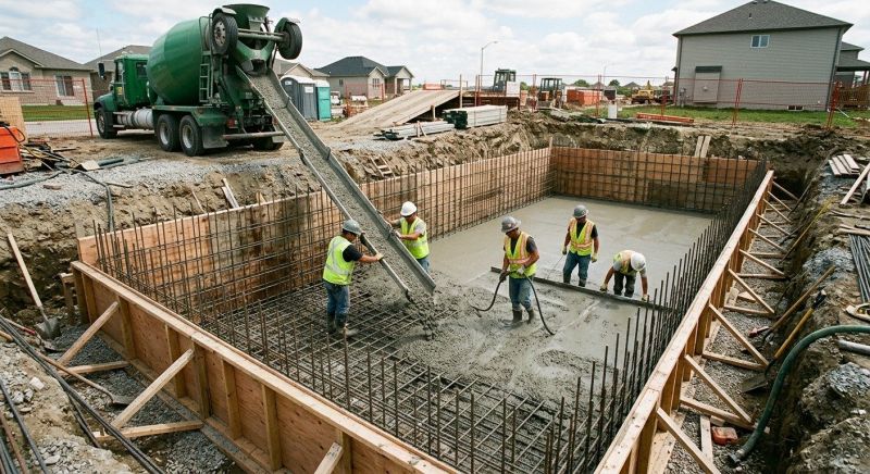 Basement Concrete Pouring in Oklahoma City, OK