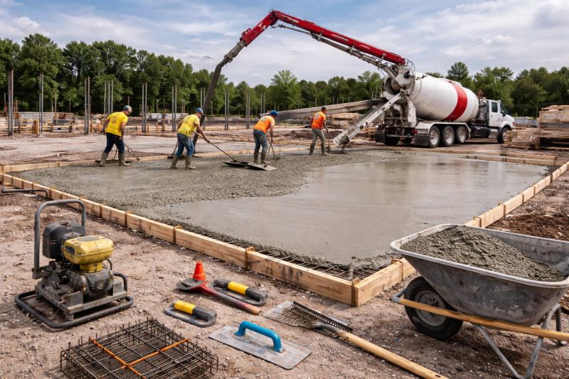 Commercial Slab Construction in Yukon, OK
