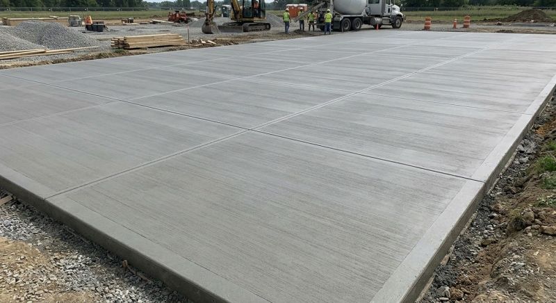 Commercial Slab Installation in Choctaw, OK