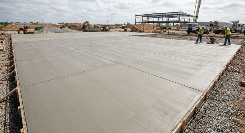 Commercial Slab Installation in Edmond, OK