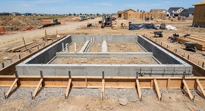 Concrete Foundation Installation in Oklahoma City, OK