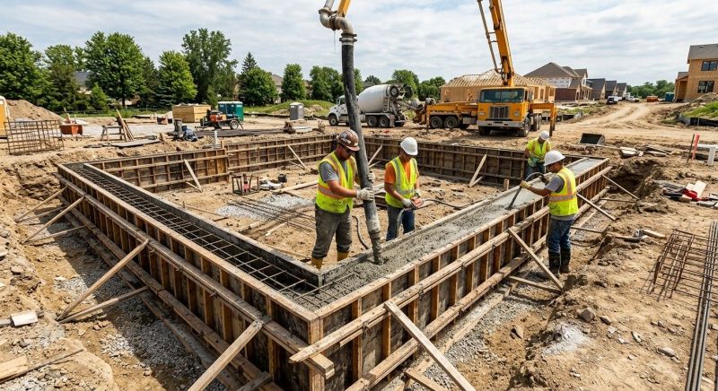Foundation Wall Pouring in Oklahoma City, OK