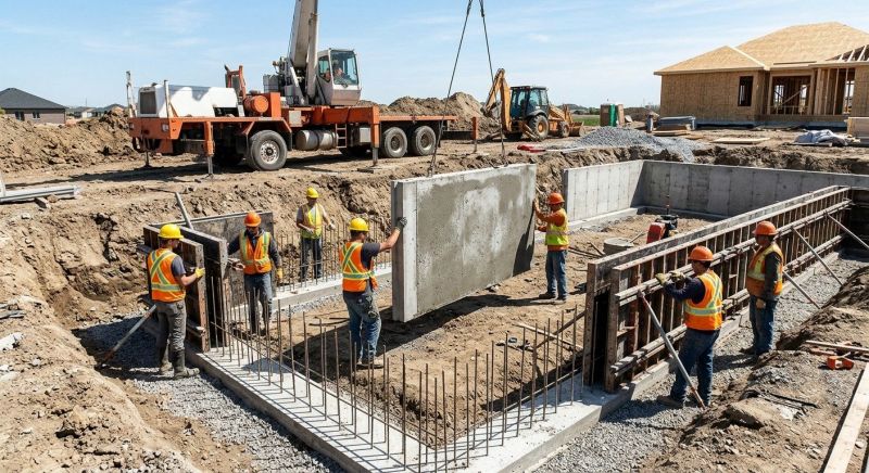 Foundation Wall Pouring in Newcastle, OK