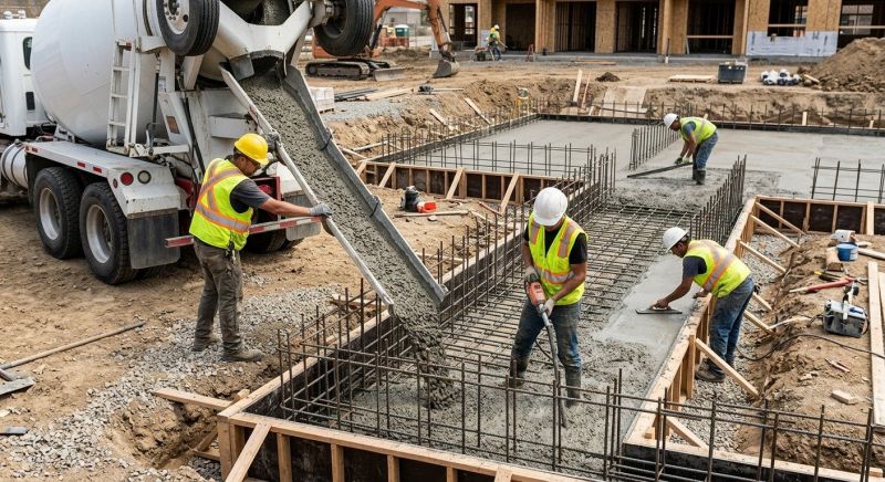 Foundation Wall Pouring in Norman, OK