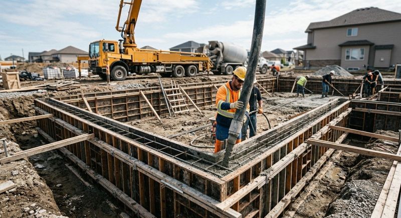 Foundation Wall Pouring in Tuttle, OK