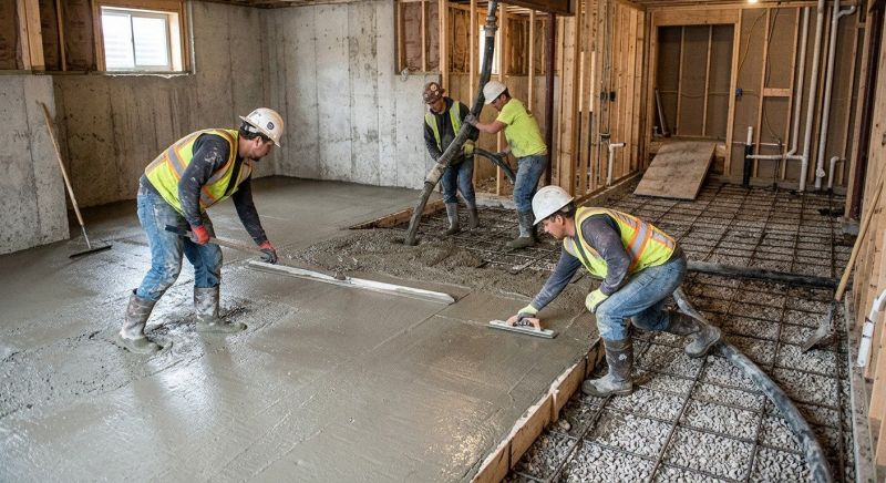 Basement Concrete Installation in Tuttle, OK